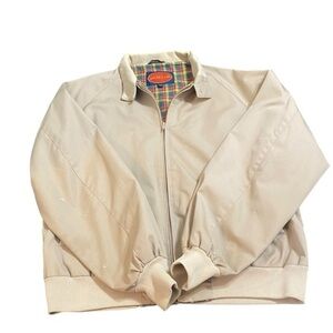 Jas Mcleith grandpacore Size : 42 Vintage made in Hong Kong varsity‎ bomber Y2K